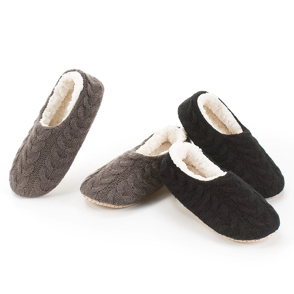cosyone1997 2-Pair Womens Slipper Socks with Non-Slip Grippers Winter Warm Fuzzy House Shoes Indoor Soft Sole Cozy Gifts for Christmas Unique