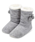 Keyela Womens Slipper Socks With Soles Fluffy Cozy Soft Non-Skid Bottom Slippers Booties For Ladies Fuzzy Winter House Slippers